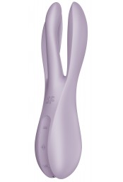 Stimulateur de clitoris vibrant Threesome 2 Satisfyer Violet