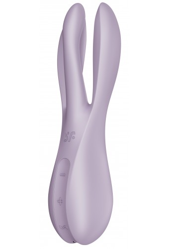 Stimulateur de clitoris vibrant Threesome 2 Satisfyer Violet 