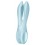 Stimulateur de clitoris vibrant Threesome 1 Satisfyer Bleu