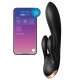 Vibro Rabbit connecté Double Flex Satisfyer 20cm Noir 