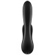 Vibro Rabbit connecté Double Flex Satisfyer 20cm Noir 