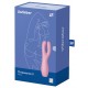 Stimulateur de clitoris Threesome 3 Satisfyer 14cm Rose 