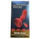 Plug vibrant Rosy Juliet 10 x 3.5cm Rouge 
