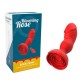 Plug vibrant Rosy Juliet 10 x 3.5cm Rouge 