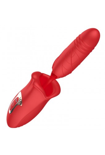 Vibro Poussée et Bouche Doble Sens 10.5 x 3.1cm 