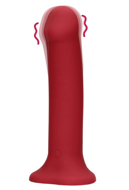 Gode Vibrant Palik L 17 x 4.5cm Rouge 