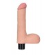 Gode vibrant avec bourses Real Soft 14 x 4cm 