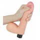 Gode vibrant avec bourses Real Soft 14 x 4cm 