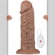 Gode vibrant Chubby Dildo 23 x 6.5 cm Marron 