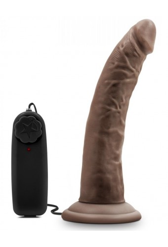 Gode vibrant Dr Dave Dr Skin 18 x 4cm Marron 
