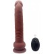 Gode vibrant The Commander 19 x 3.7cm Marron 