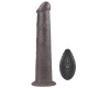 Gode vibrant rotatif Big Rotacock 24 x 5cm Marron 