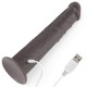Gode vibrant rotatif Big Rotacock 24 x 5cm Marron 