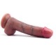 Gode Vibrant Skinnier Nico 14 x 4cm Marron 