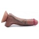 Gode Vibrant Skinnier Umberto 12 x 3.2cm Marron 