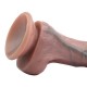 Gode Vibrant Skinnier Umberto 12 x 3.2cm Marron 