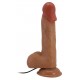 Gode Vibrant Catoblepas 14 x 4cm Marron 