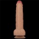 Gode Vibrant avec Bourses Power Basics 18 x 5cm 