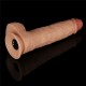 Gode Vibrant avec Bourses Power Basics 18 x 5cm 