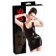 Robe wetlook Latex Irina - Noir 