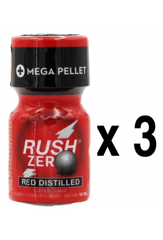 RUSH ZERO Red Distilled 10ml x3 