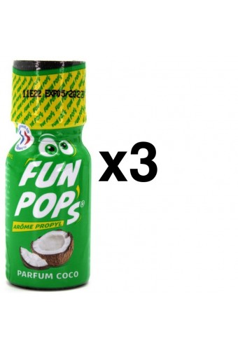 FUN POP'S Propyle Parfum Coco 15ml x3 