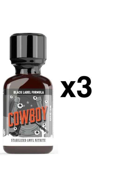COWBOY BLACK LABEL 24ml x3 