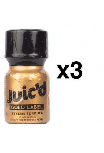 JUIC'D GOLD LABEL 10ml x3 