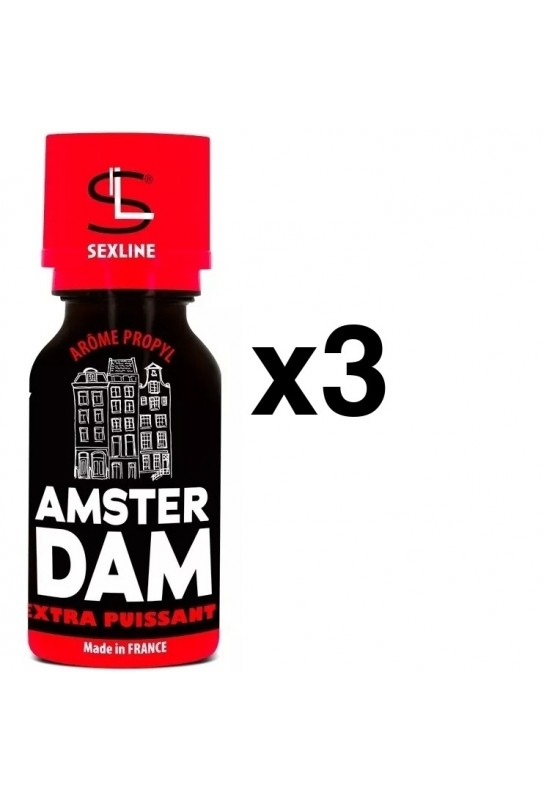 AMSTERDAM Extra Puissant 15ml x3 