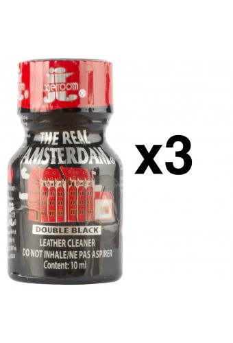 The Real Amsterdam Double Black 10ml x3 