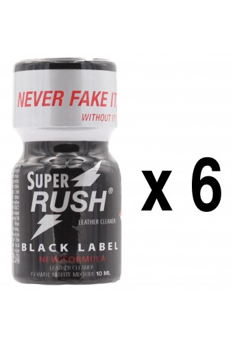 Super Rush Black Label 10ml x6 