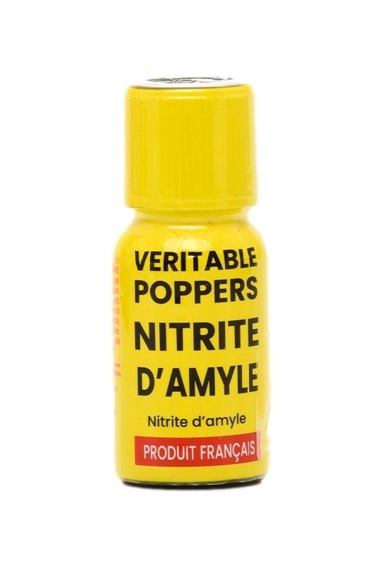Veritable Poppers Nitrite d'Amyle 15ml 