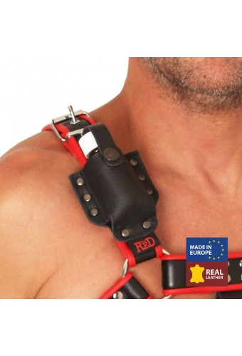 Support en cuir Aroma pour Harnais 