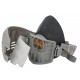 Masque de respiration Pop Fun Gris 