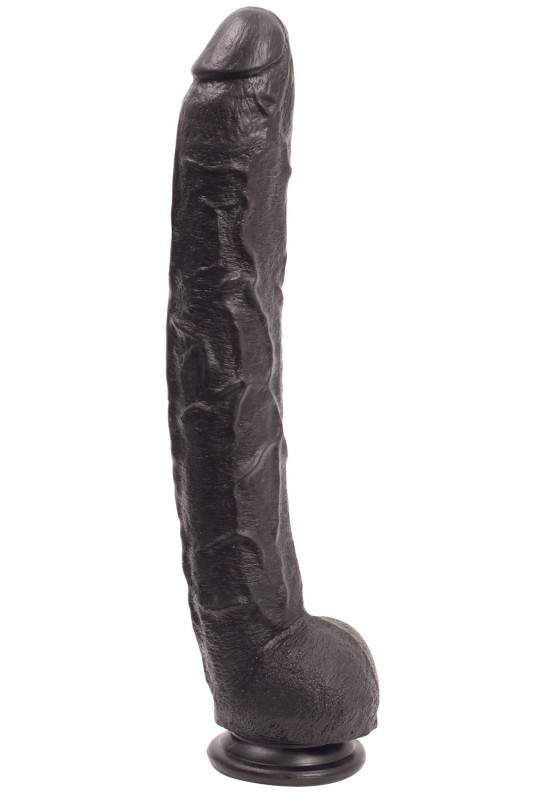 Gode XXL Dick Rambone 34 x 6.4 cm Noir 
