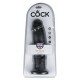 Gode king Cock 24 x 6.4cm Noir 