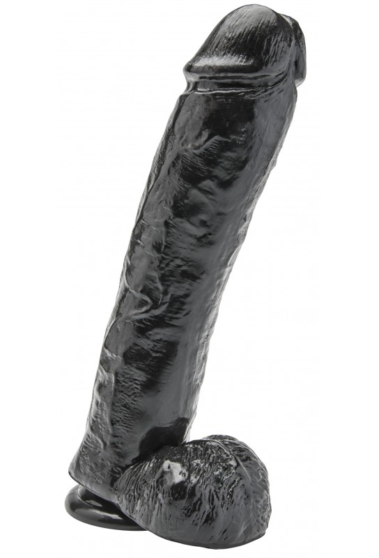 Gode Mega Tommy 22 x 6cm Noir 