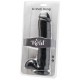 Gode Mega Tommy 22 x 6cm Noir 