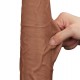 Gode Sliding Skin 26 x 6cm Marron 