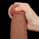 Gode Sliding Skin 26 x 6cm Marron 
