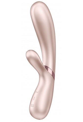 Vibro Rabbit connecté Hot Lover Satisfyer 20 x 3cm Silver 