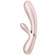 Vibro Rabbit connecté Hot Lover Satisfyer 20 x 3cm Silver 