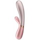 Vibro Rabbit connecté Hot Lover Satisfyer 20 x 3cm Rose 
