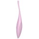Stimulateur connecté Twirling Joy Satisfyer 17cm Rose 