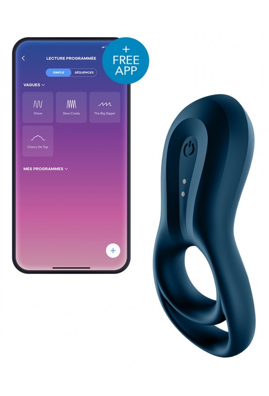 Cockring vibrant Satisfyer Epic Duo Navy 