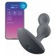 Plug vibrant connecté Deep Diver Satisfyer 8 x 3.3cm Noir 