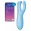 Stimulateur de clitoris connecté Threesome 4 14cm Tiurquoise