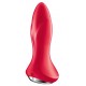 Plug vibrant connecté Rotator 1 Satisfyer 10 x 4cm Rouge 