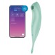 Stimulateur à clitoris connecté Twirling Pro Satisfyer Vert 