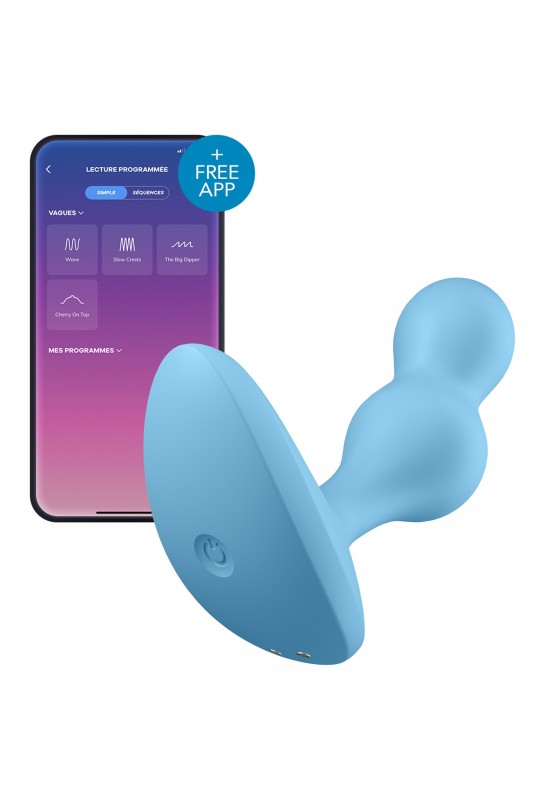 Plug vibrant connecté Deep Diver Satisfyer 9 x 3.2cm 